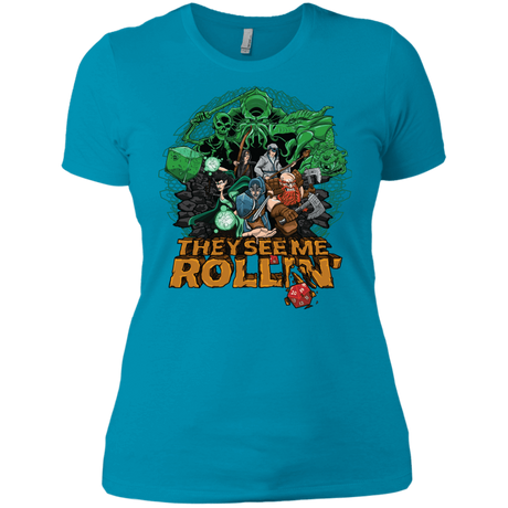 T-Shirts Turquoise / X-Small See me rolling Women's Premium T-Shirt