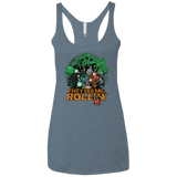 T-Shirts Indigo / X-Small See me rolling Women's Triblend Racerback Tank