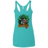 T-Shirts Tahiti Blue / X-Small See me rolling Women's Triblend Racerback Tank