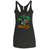 T-Shirts Vintage Black / X-Small See me rolling Women's Triblend Racerback Tank