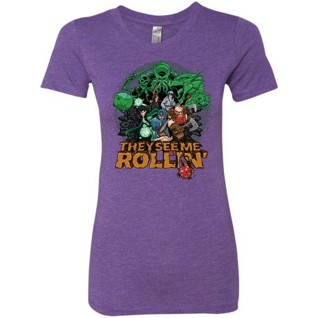 T-Shirts Purple Rush / Small See me rolling Women's Triblend T-Shirt