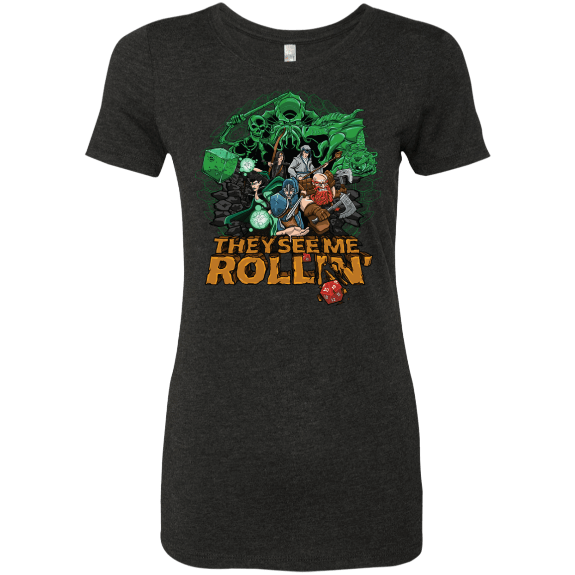 T-Shirts Vintage Black / Small See me rolling Women's Triblend T-Shirt