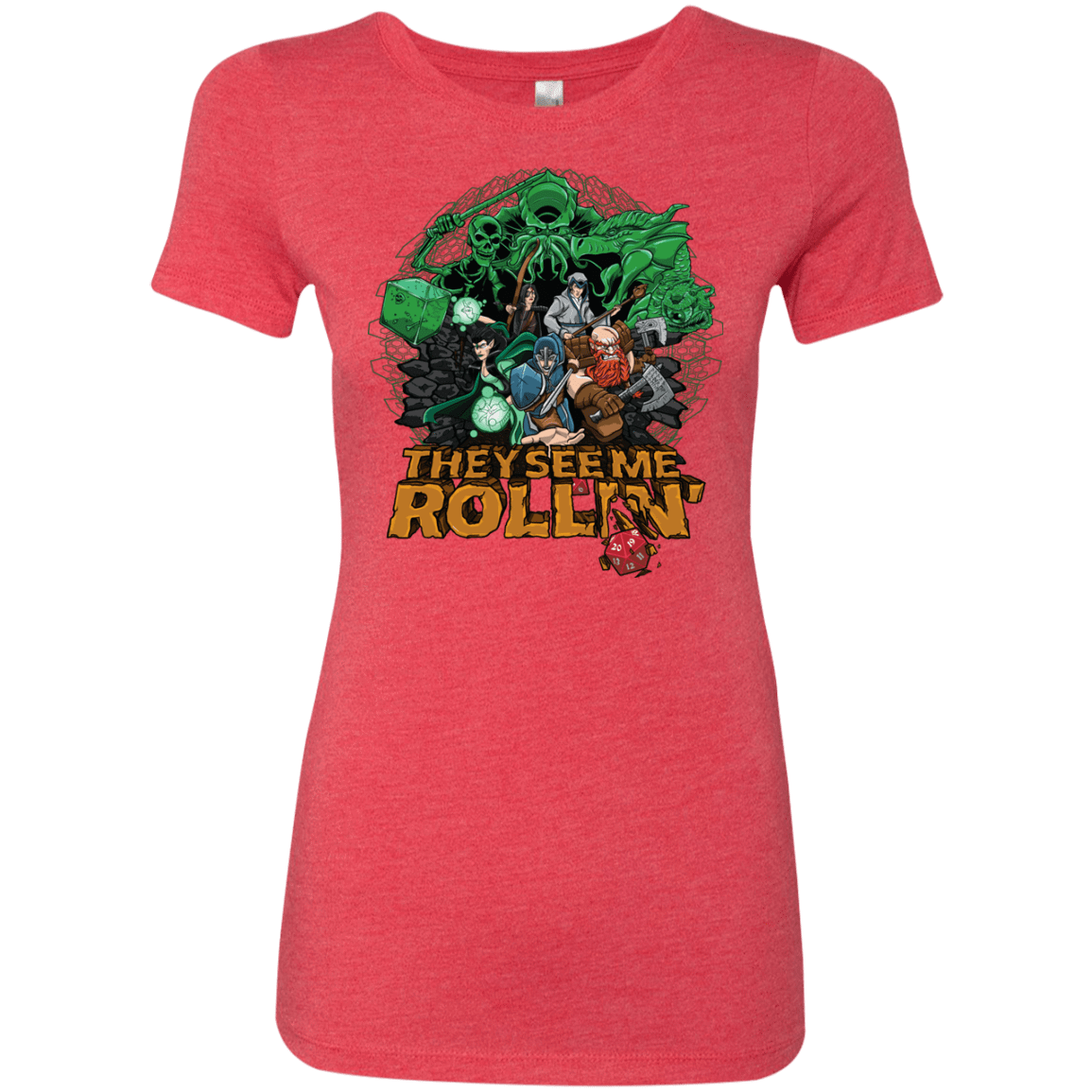 T-Shirts Vintage Red / Small See me rolling Women's Triblend T-Shirt