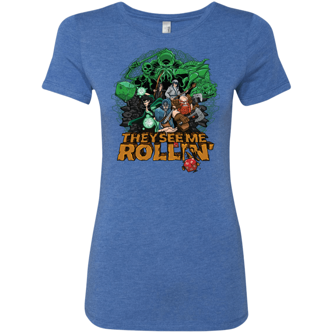 T-Shirts Vintage Royal / Small See me rolling Women's Triblend T-Shirt