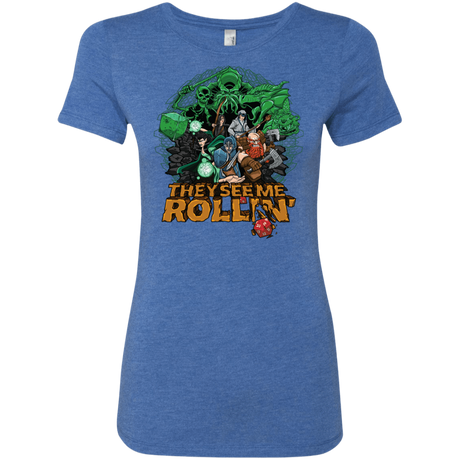 T-Shirts Vintage Royal / Small See me rolling Women's Triblend T-Shirt