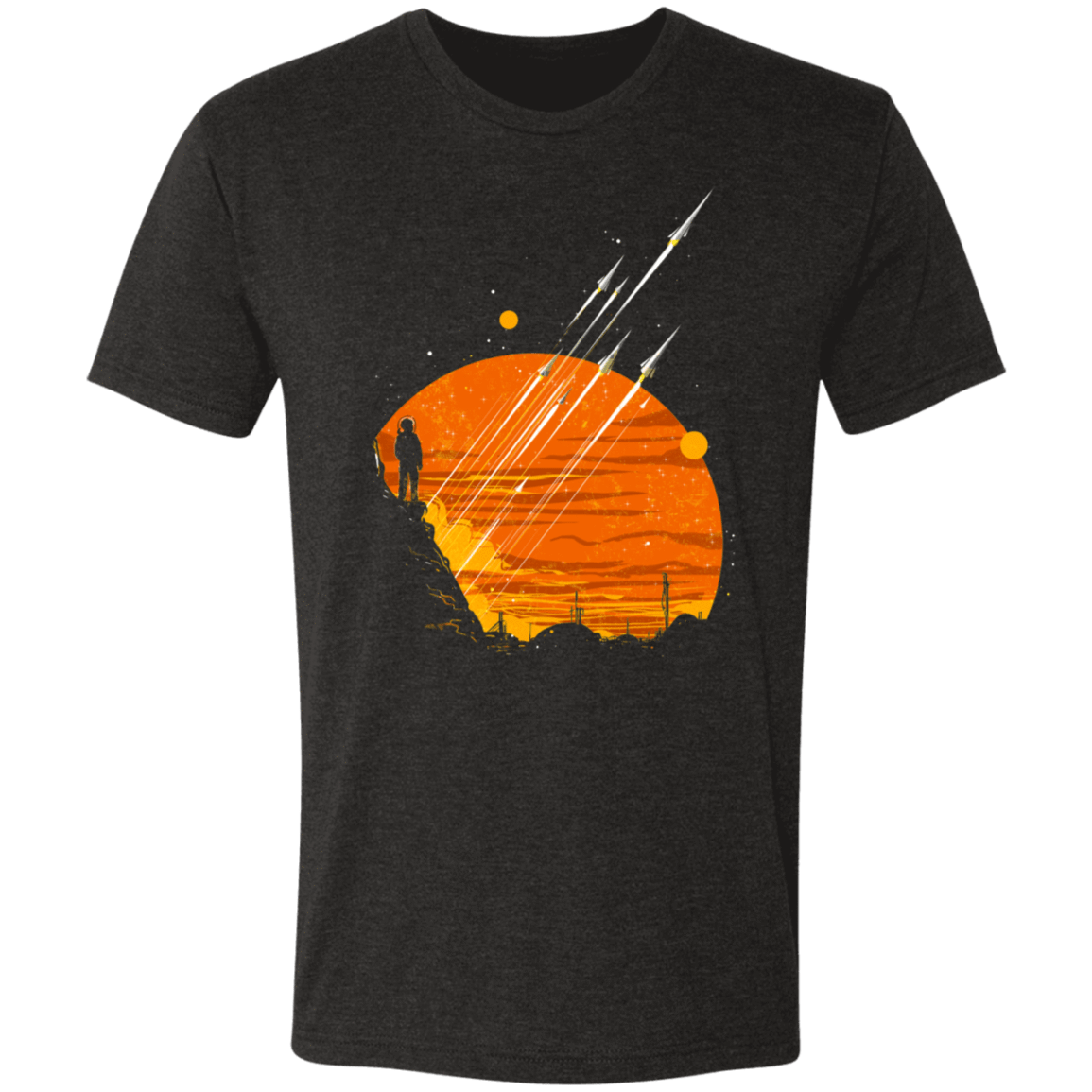 T-Shirts Vintage Black / S See You Soon My Son Men's Triblend T-Shirt