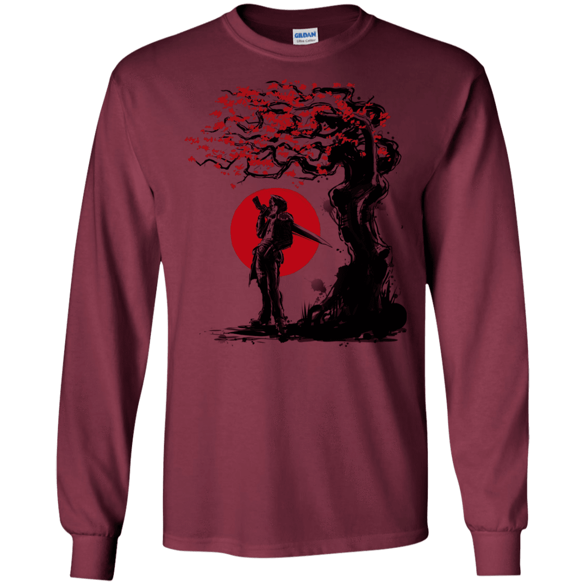 T-Shirts Maroon / S Seed Under the Sun Men's Long Sleeve T-Shirt