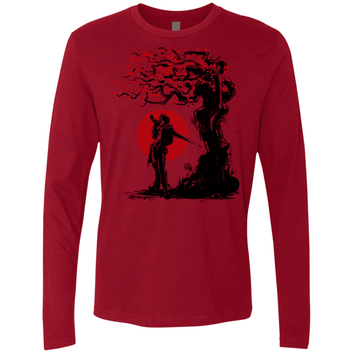 T-Shirts Cardinal / S Seed Under the Sun Men's Premium Long Sleeve