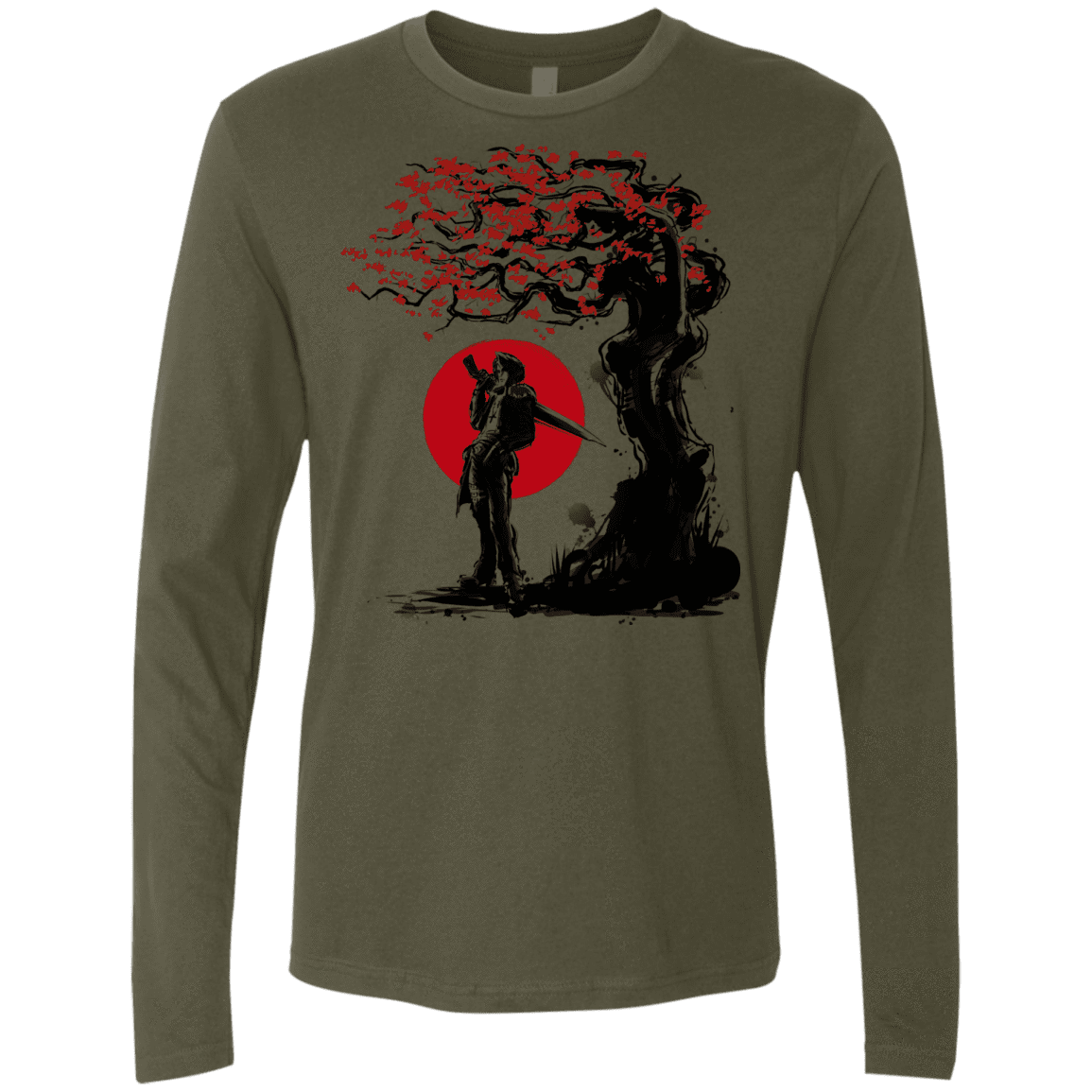 T-Shirts Military Green / S Seed Under the Sun Men's Premium Long Sleeve