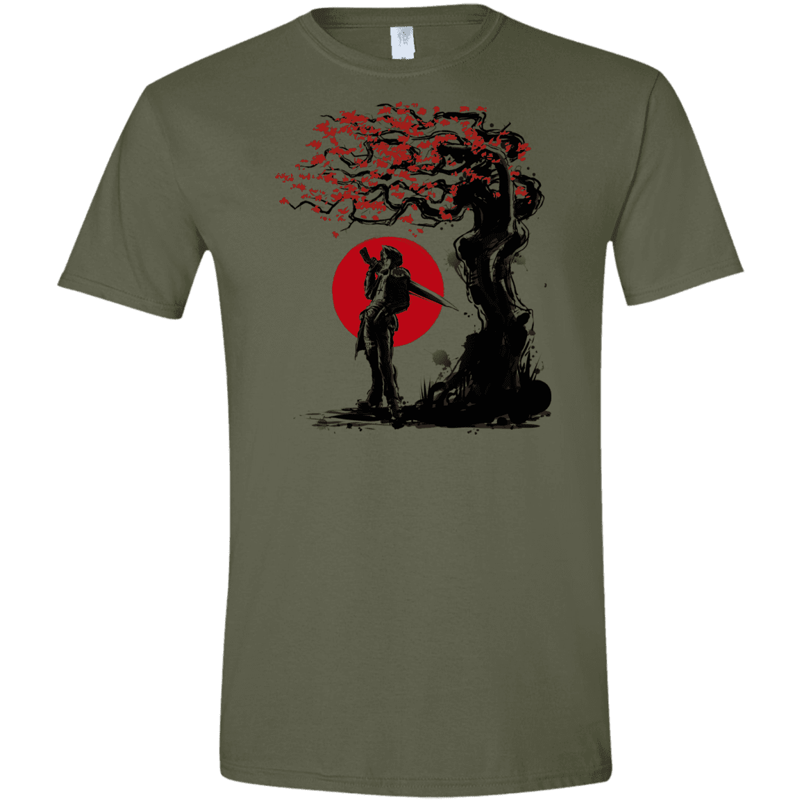 T-Shirts Military Green / S Seed Under the Sun Men's Semi-Fitted Softstyle