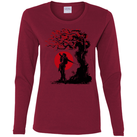 T-Shirts Cardinal / S Seed Under the Sun Women's Long Sleeve T-Shirt