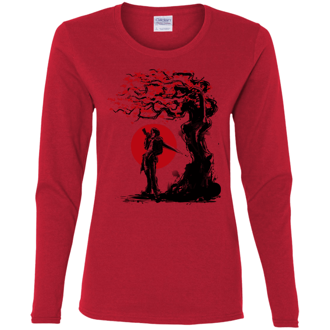 T-Shirts Red / S Seed Under the Sun Women's Long Sleeve T-Shirt