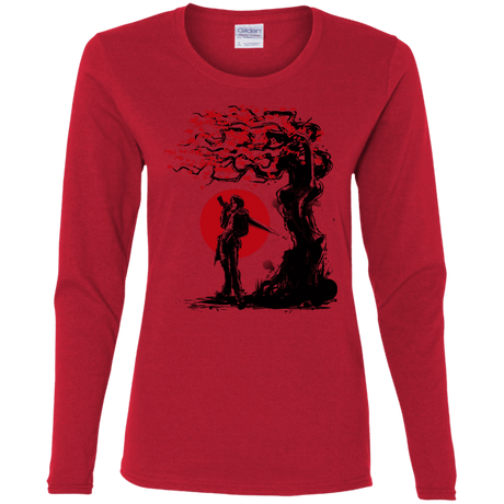 T-Shirts Red / S Seed Under the Sun Women's Long Sleeve T-Shirt