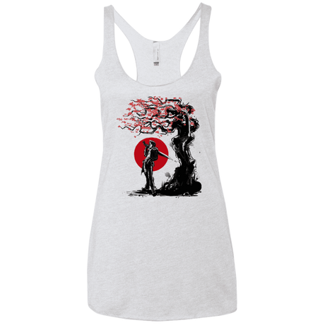 T-Shirts Heather White / X-Small Seed Under the Sun Women's Triblend Racerback Tank