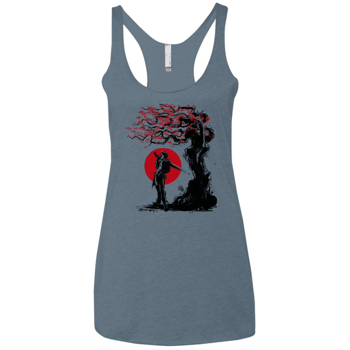 T-Shirts Indigo / X-Small Seed Under the Sun Women's Triblend Racerback Tank