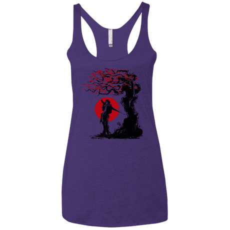 T-Shirts Purple Rush / X-Small Seed Under the Sun Women's Triblend Racerback Tank