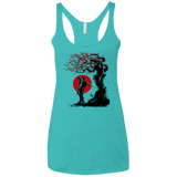 T-Shirts Tahiti Blue / X-Small Seed Under the Sun Women's Triblend Racerback Tank