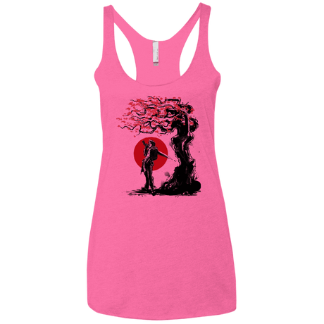 T-Shirts Vintage Pink / X-Small Seed Under the Sun Women's Triblend Racerback Tank