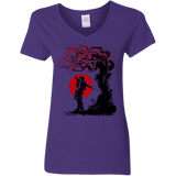 T-Shirts Purple / S Seed Under the Sun Women's V-Neck T-Shirt