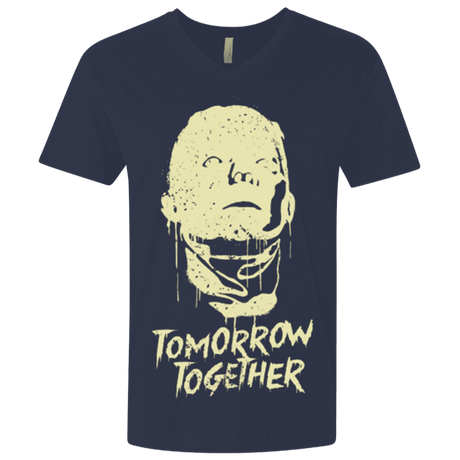 T-Shirts Midnight Navy / X-Small Seegson Synthetics Men's Premium V-Neck