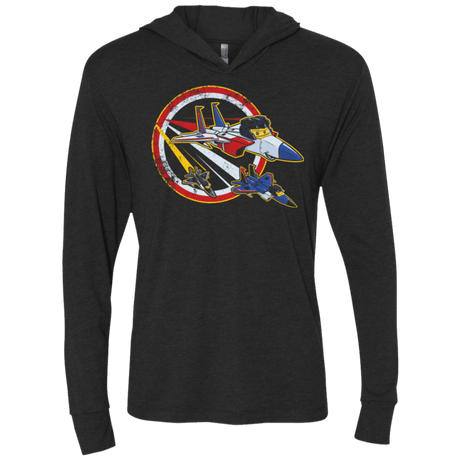 T-Shirts Vintage Black / X-Small Seekers Conquest Triblend Long Sleeve Hoodie Tee