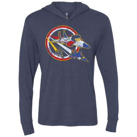 T-Shirts Vintage Navy / X-Small Seekers Conquest Triblend Long Sleeve Hoodie Tee