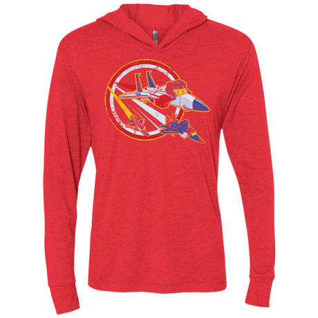 T-Shirts Vintage Red / X-Small Seekers Conquest Triblend Long Sleeve Hoodie Tee