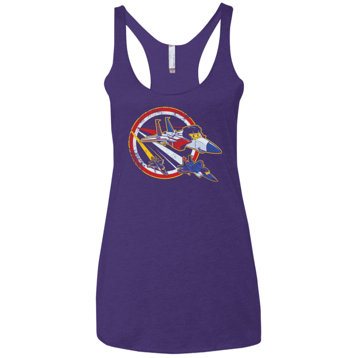 T-Shirts Purple / X-Small Seekers Conquest Women's Triblend Racerback Tank