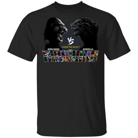 T-Shirts Black / S Select Kong vs King T-Shirt