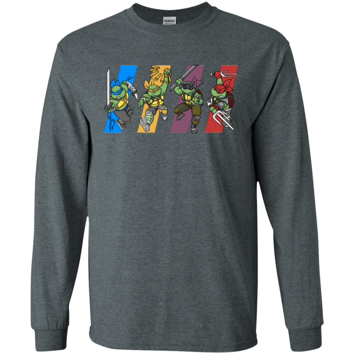 T-Shirts Dark Heather / S Select your Ninja Men's Long Sleeve T-Shirt