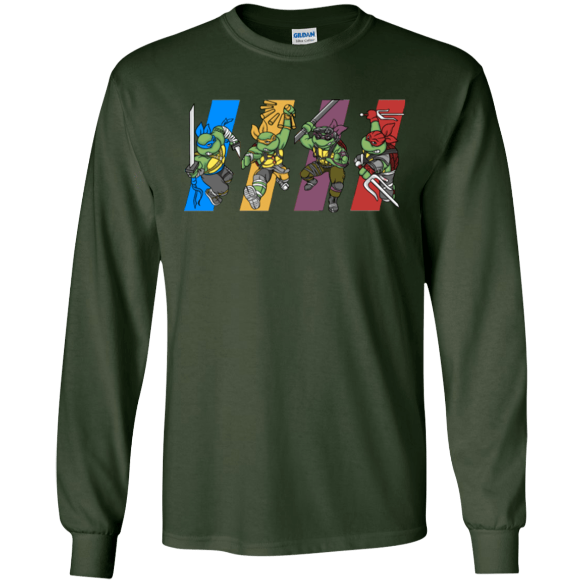 T-Shirts Forest Green / S Select your Ninja Men's Long Sleeve T-Shirt