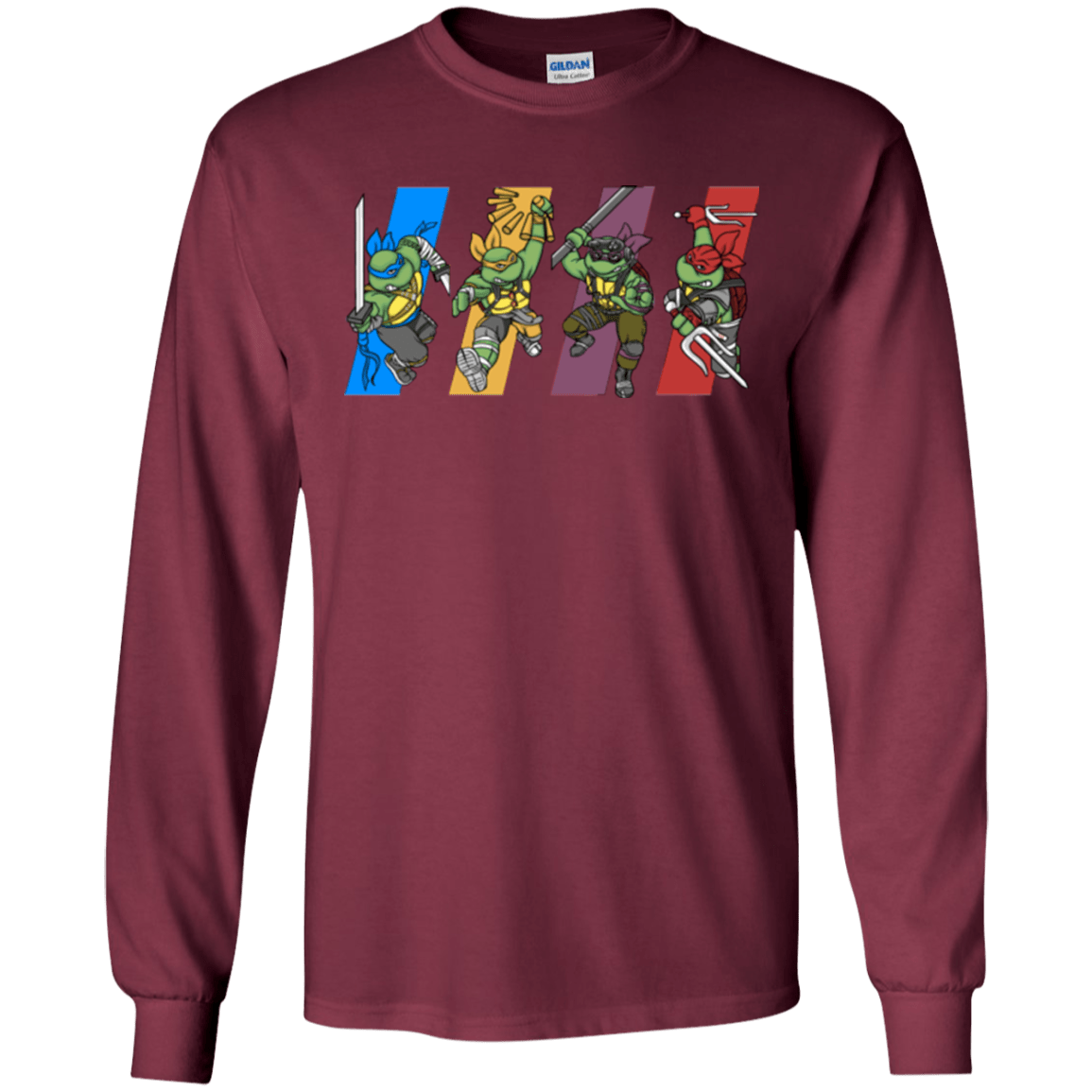 T-Shirts Maroon / S Select your Ninja Men's Long Sleeve T-Shirt