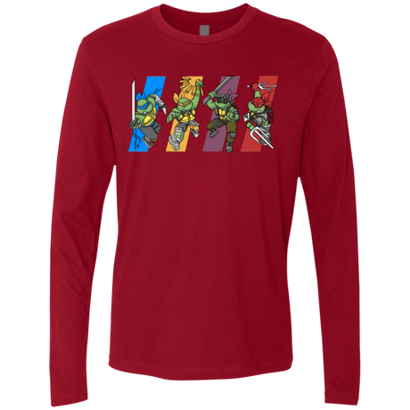 T-Shirts Cardinal / S Select your Ninja Men's Premium Long Sleeve