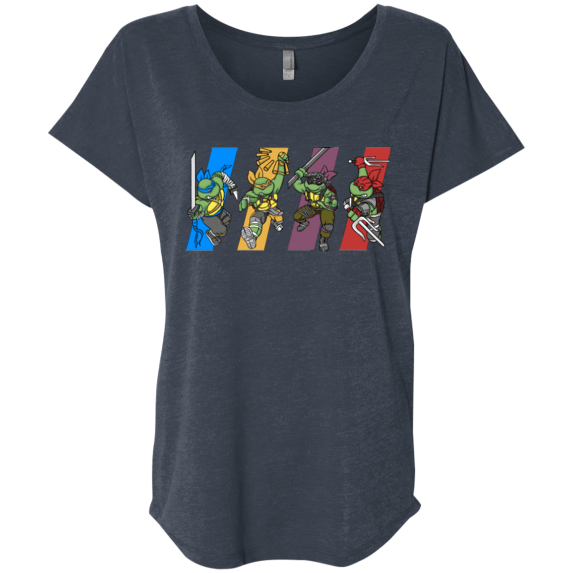 T-Shirts Vintage Navy / X-Small Select your Ninja Triblend Dolman Sleeve