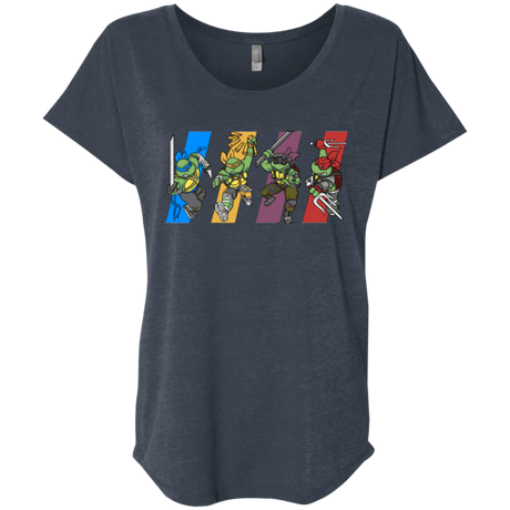 T-Shirts Vintage Navy / X-Small Select your Ninja Triblend Dolman Sleeve