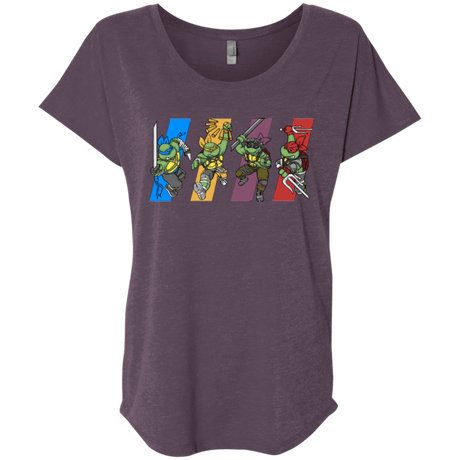 T-Shirts Vintage Purple / X-Small Select your Ninja Triblend Dolman Sleeve
