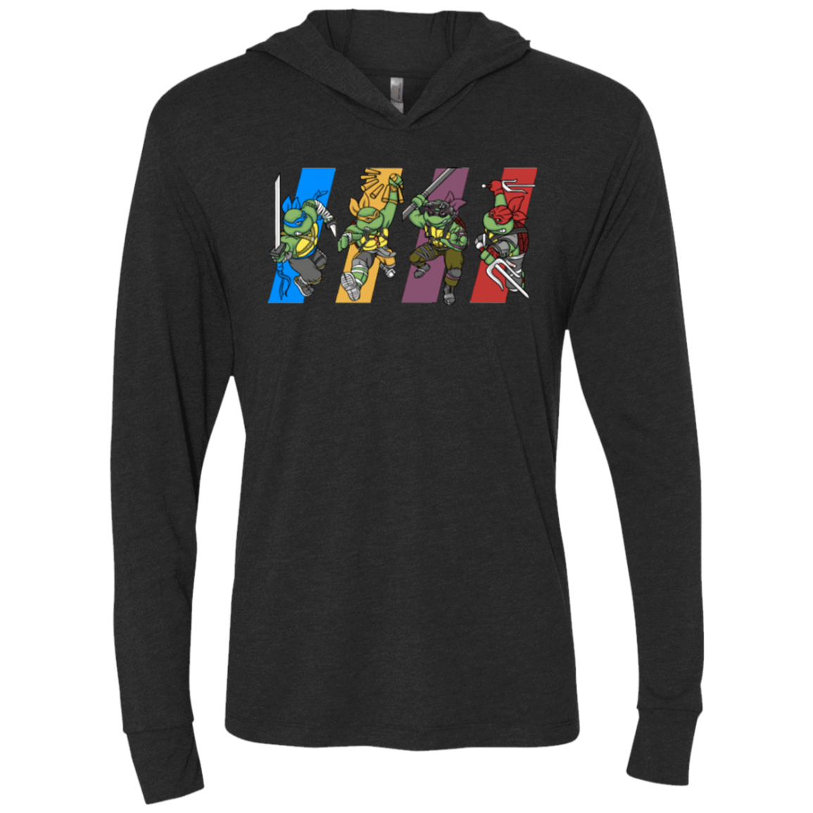 T-Shirts Vintage Black / X-Small Select your Ninja Triblend Long Sleeve Hoodie Tee