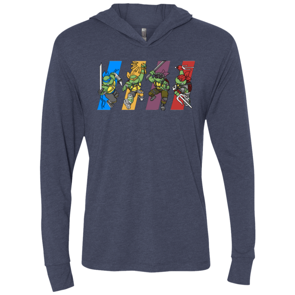 T-Shirts Vintage Navy / X-Small Select your Ninja Triblend Long Sleeve Hoodie Tee