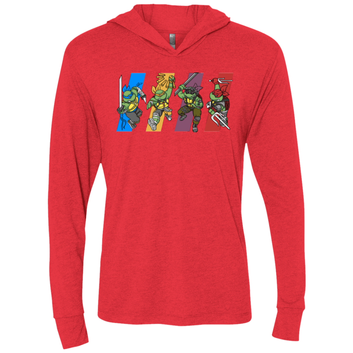 T-Shirts Vintage Red / X-Small Select your Ninja Triblend Long Sleeve Hoodie Tee