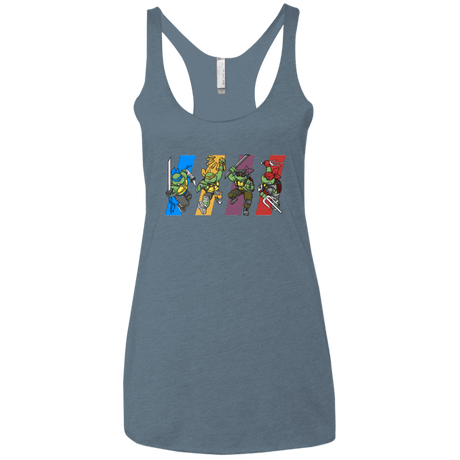 T-Shirts Indigo / X-Small Select your Ninja Women's Triblend Racerback Tank