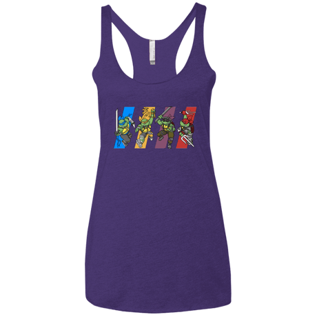 T-Shirts Purple Rush / X-Small Select your Ninja Women's Triblend Racerback Tank