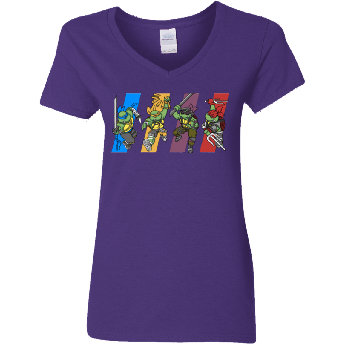 T-Shirts Purple / S Select your Ninja Women's V-Neck T-Shirt