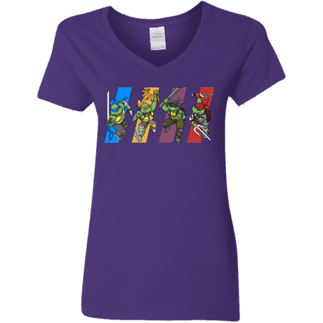 T-Shirts Purple / S Select your Ninja Women's V-Neck T-Shirt