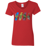 T-Shirts Red / S Select your Ninja Women's V-Neck T-Shirt