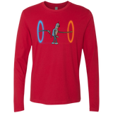 T-Shirts Red / S Self Service Men's Premium Long Sleeve