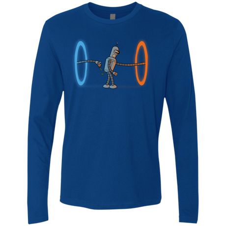 T-Shirts Royal / S Self Service Men's Premium Long Sleeve