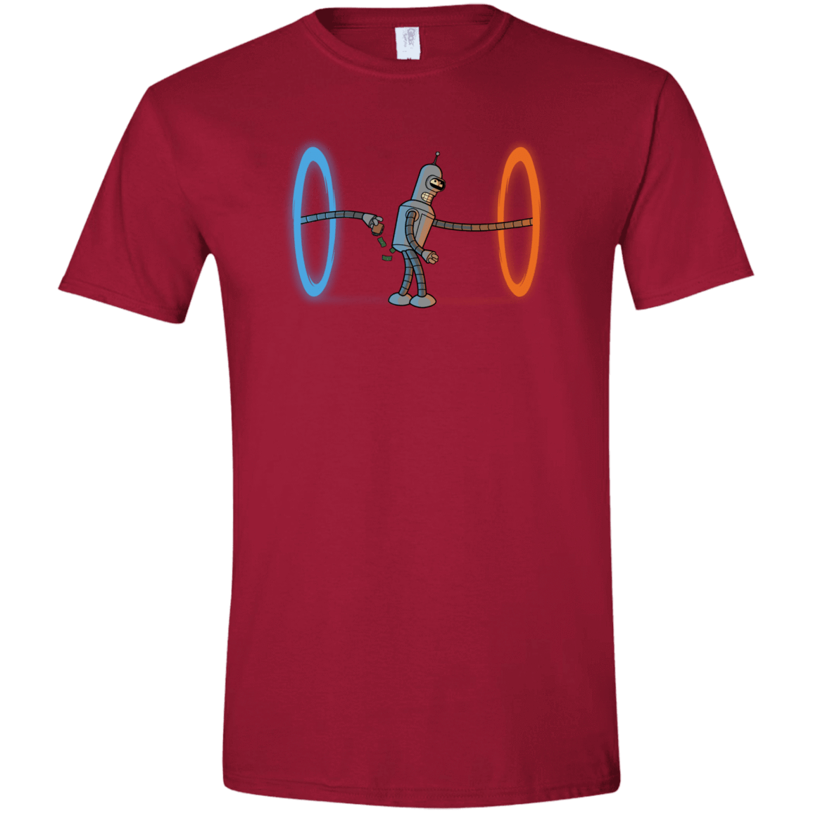 T-Shirts Cardinal Red / S Self Service Men's Semi-Fitted Softstyle