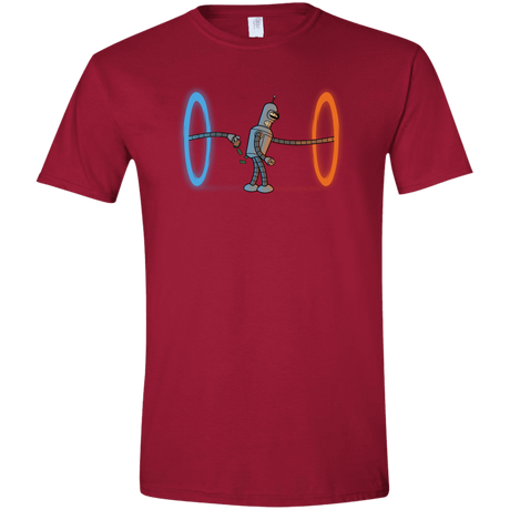 T-Shirts Cardinal Red / S Self Service Men's Semi-Fitted Softstyle