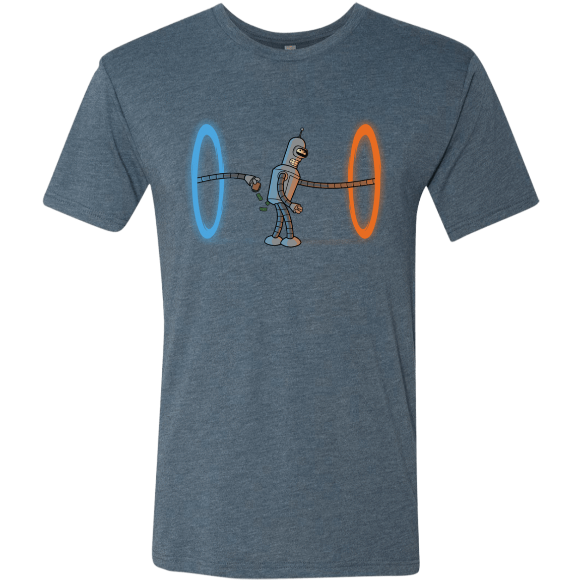 T-Shirts Indigo / S Self Service Men's Triblend T-Shirt