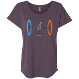 T-Shirts Vintage Purple / X-Small Self Service Triblend Dolman Sleeve